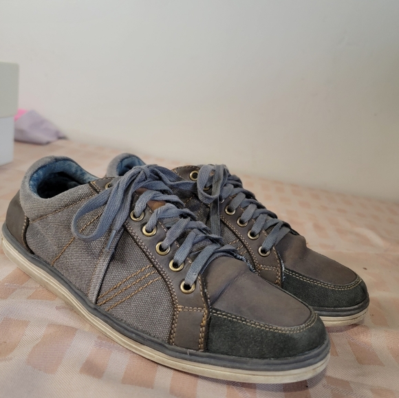 Soft Moc Men's Canvas Shoes - Picture 1 of 8